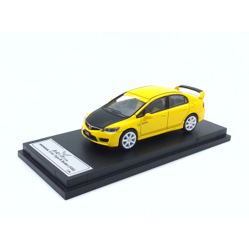 Honda Civic Type R 2007 yellow - skala 1:64 - DieCast Team
